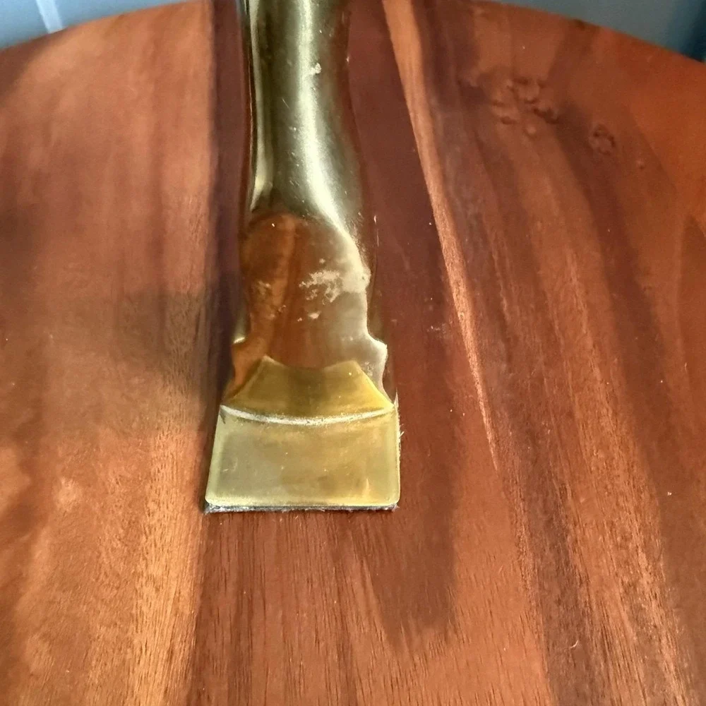 Vintage Brass Stag Deer Bookend 9.5